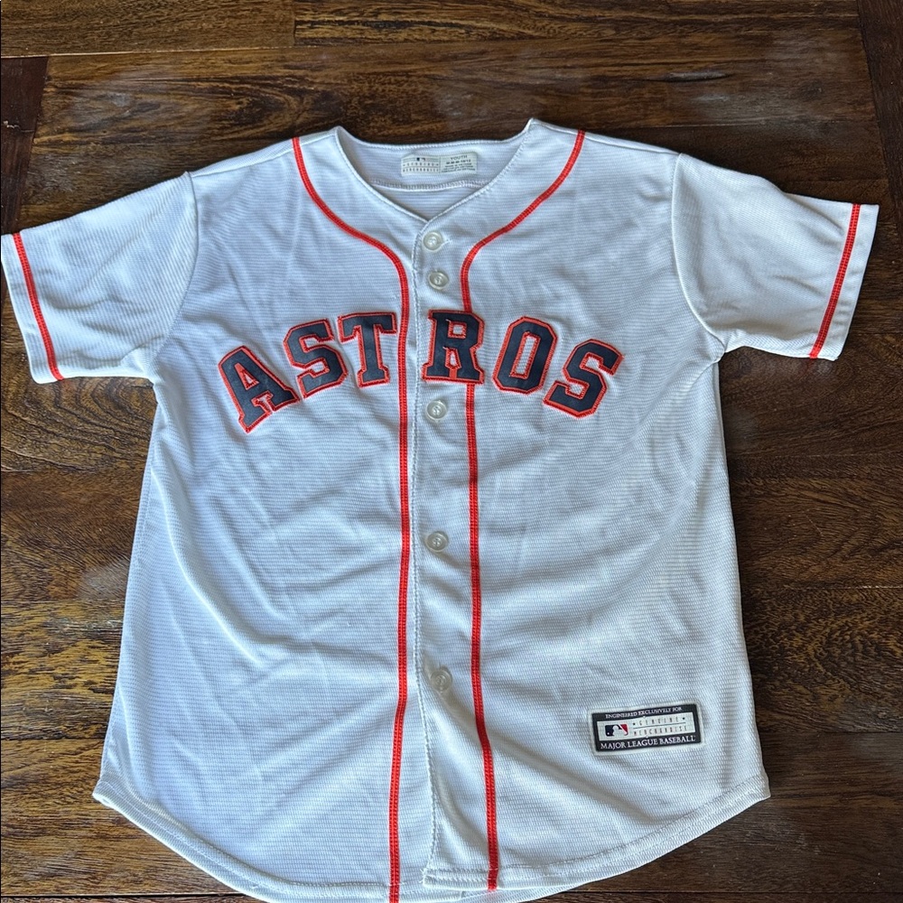 Kids Astros Replica Altuve Jersey (142)